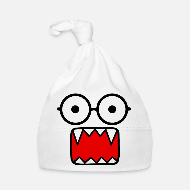 Retro Y2K Monster Emo Halloween Organic Baby Cap