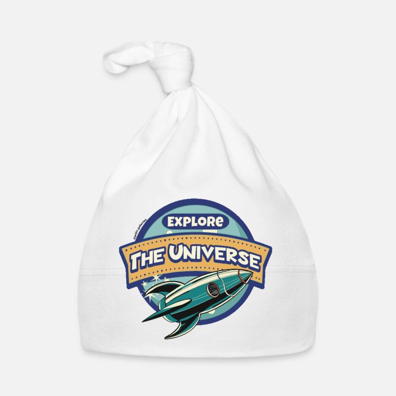 Space Explorer - Explore the Universe Organic Baby Cap