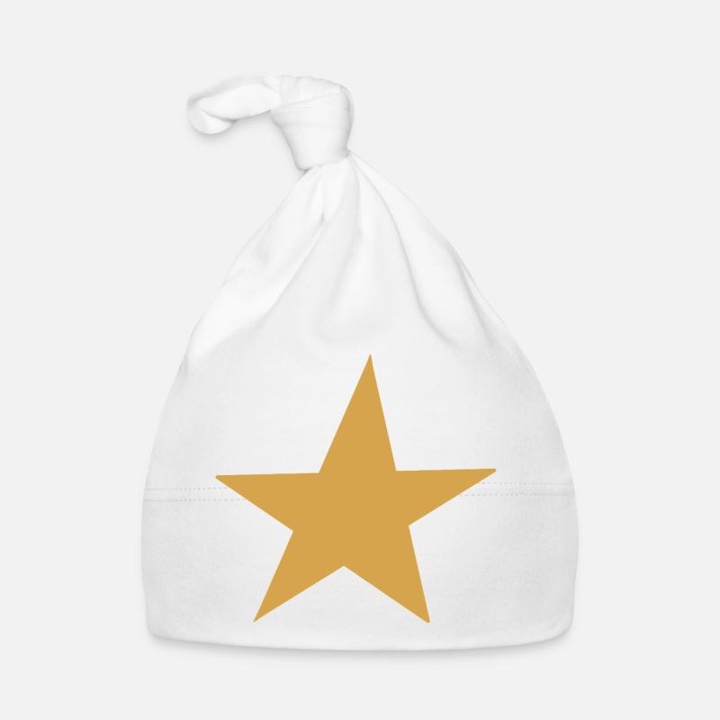 Design d’expression Golden Star Bonnet bio Bébé