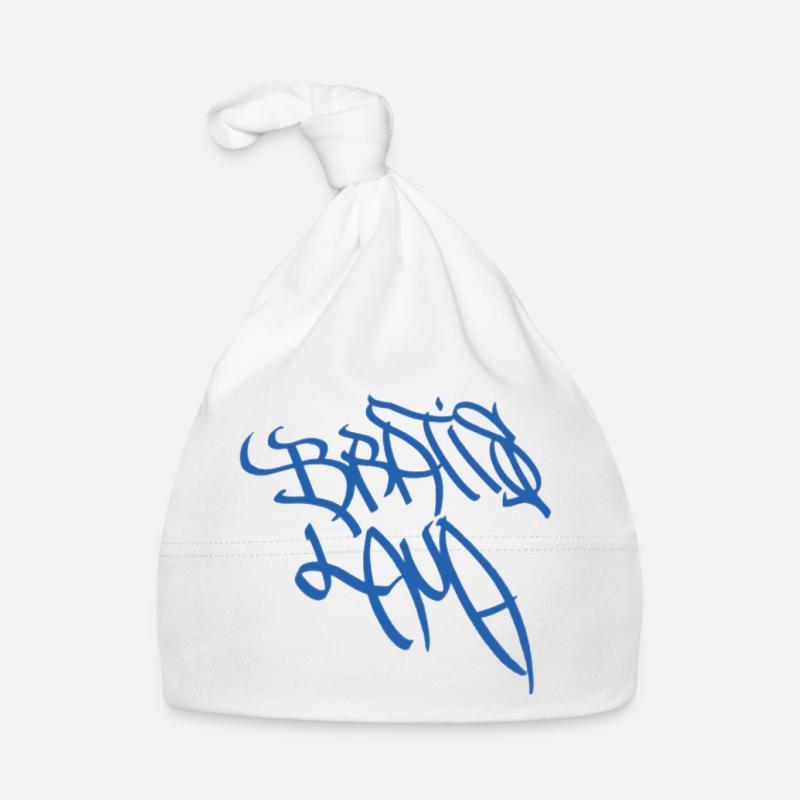 Expressive graffiti lettering Bratislava Organic Baby Cap