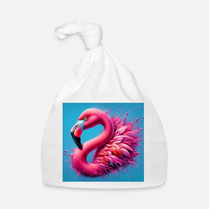 Flamingo Baby Bio-Mütze