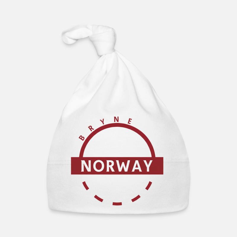 Norway emblem ring design Organic Baby Cap