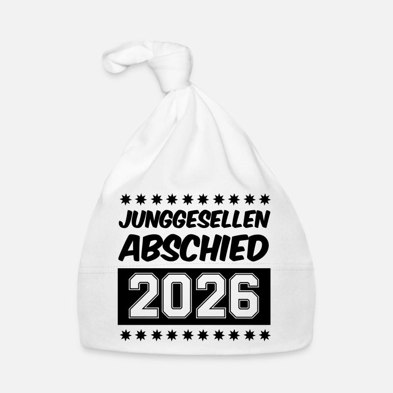 Junggesellenabschied 2026 Baby Bio-Mütze