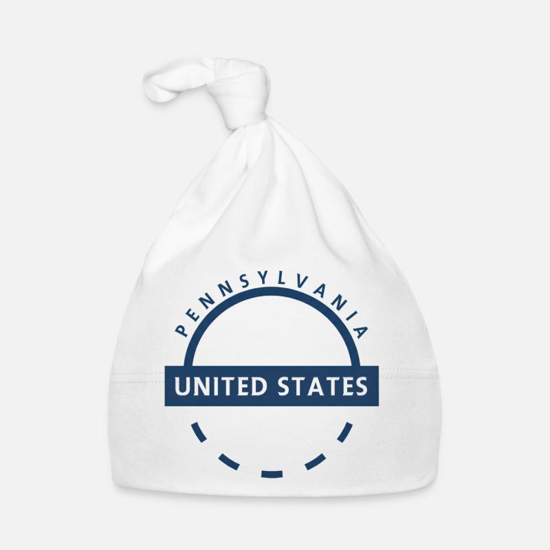 Insigne de Pennsylvanie aux États-Unis Bonnet bio Bébé