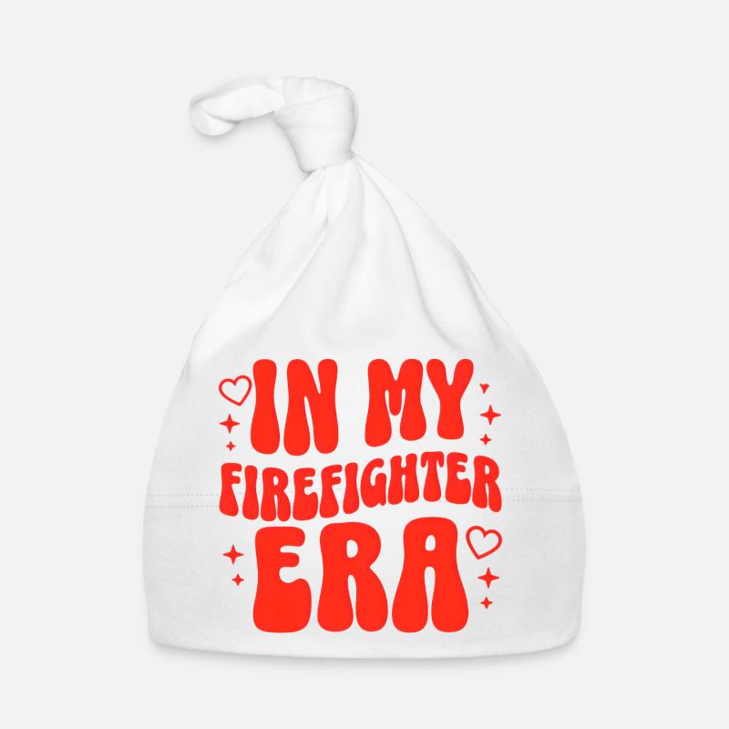 Firefighter Era Fire Brigade Volunteer Training Organic Baby Cap