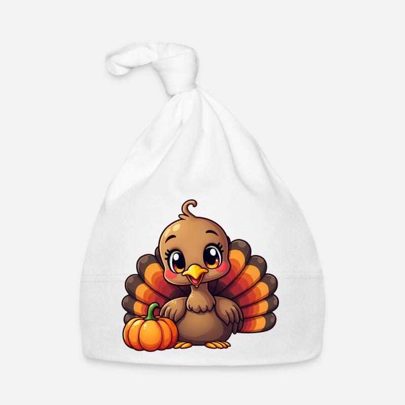 Bébé dinde de Thanksgiving Bonnet bio Bébé