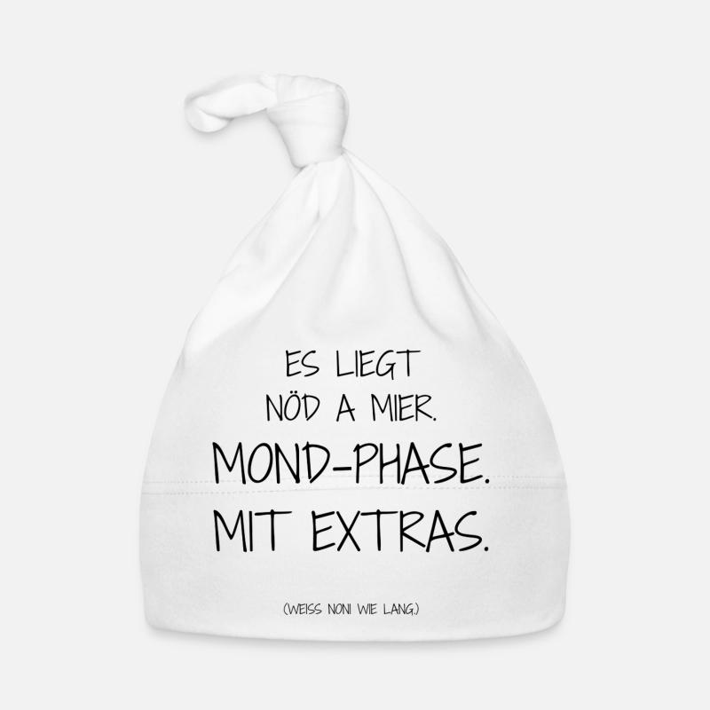 Statement-Design – Ironie trifft Alltag Baby Bio-Mütze