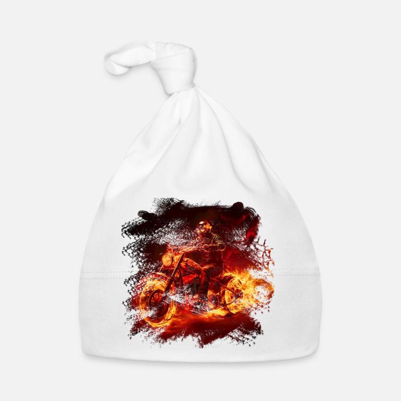Cycliste de Fire Bike Bonnet bio Bébé