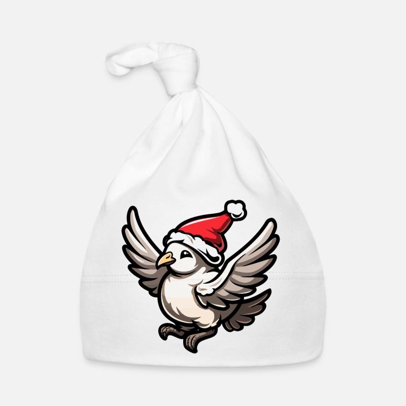 Colombe Oiseau Noël Bonnet bio Bébé