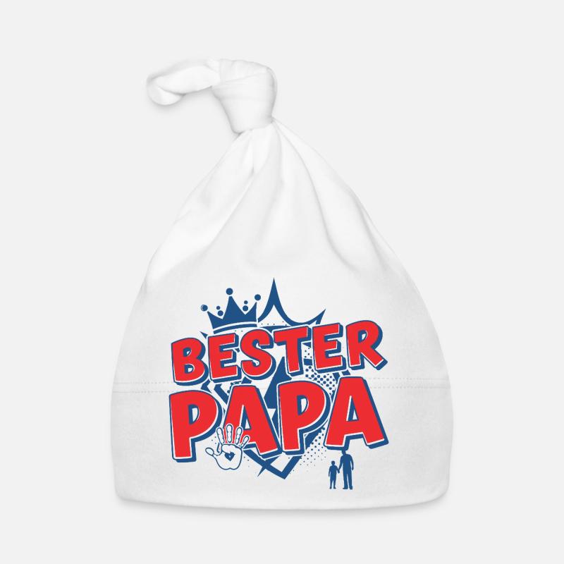 Bester Papa König Baby Bio-Mütze