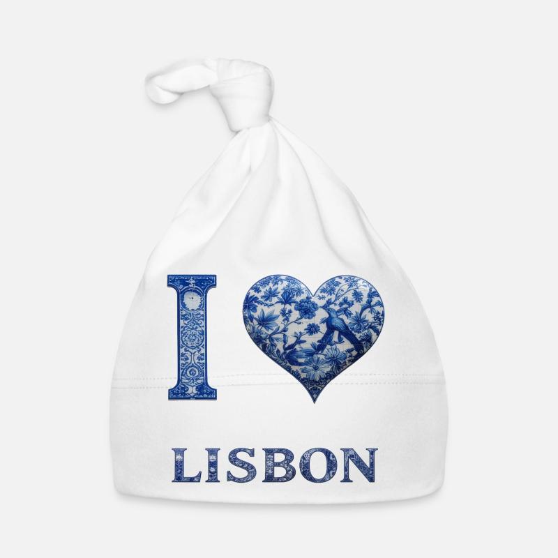 Lisbonne – Architecture en bleu Bonnet bio Bébé