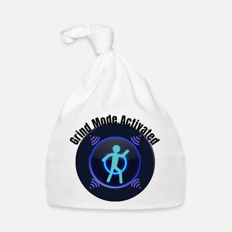 Grind Mode Activated – Motivation & Focus Graphic Organic Baby Cap