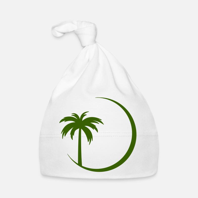 Tropical Palm Tree Organic Baby Cap