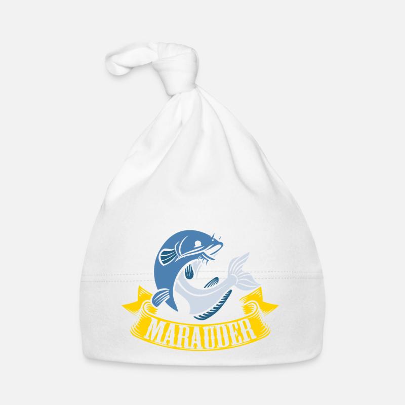 Poisson-chat pêcheur poisson-chat pêchent le poisson-chat Bonnet bio Bébé