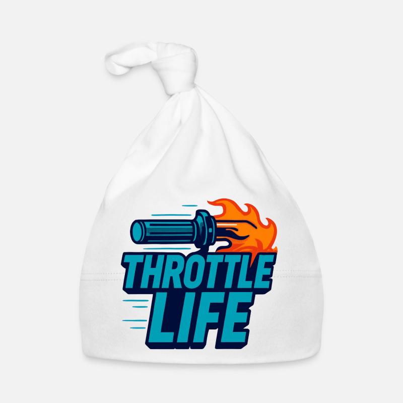 Throttle Life – Motorrad – Biker Baby Bio-Mütze