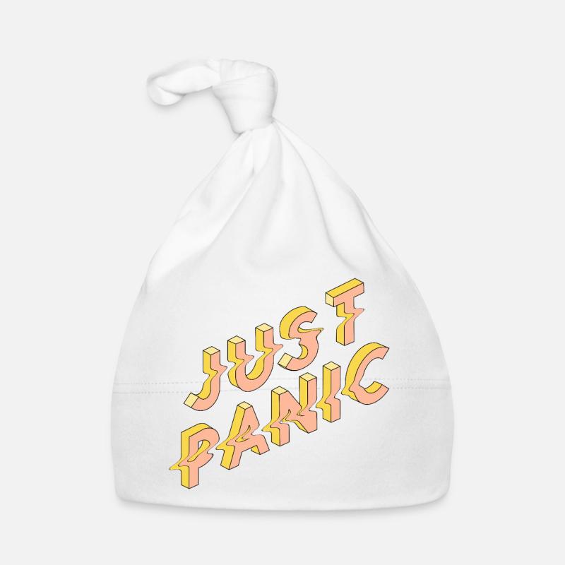 Just Basic 3D Retro Typo Organic Baby Cap