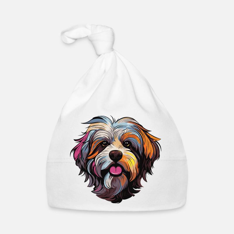 hund comic Baby Bio-Mütze
