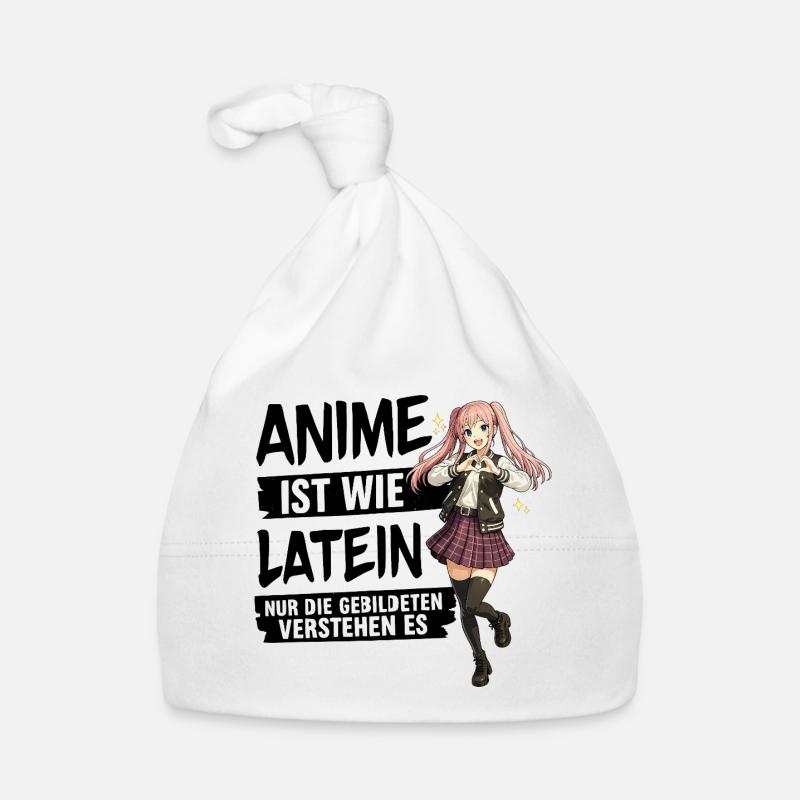 Anime Schulmädchen Herzpose Baby Bio-Mütze