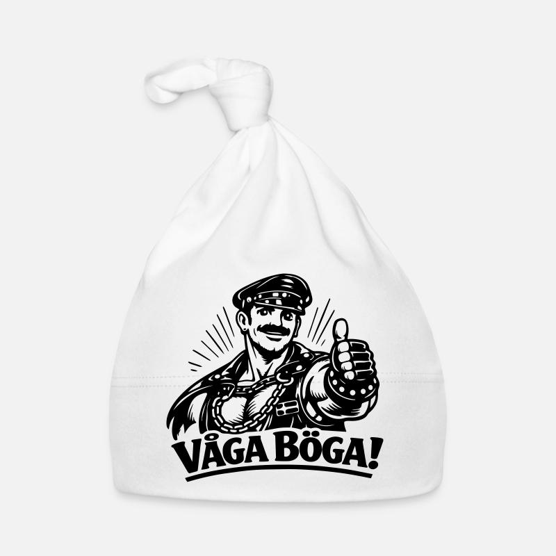 Oser être gay - Bonnet bio Bébé - blanc