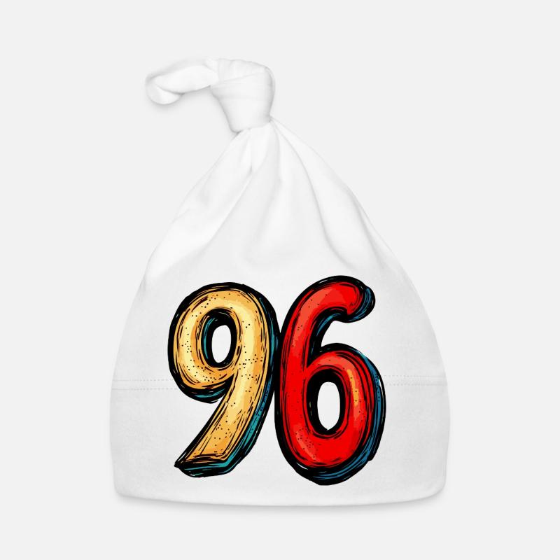 96 Zahl Bunt Baby Bio-Mütze