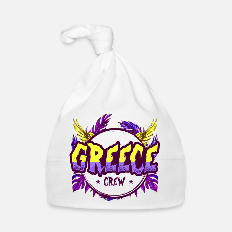 Équipe de la Grèce Colorée Bonnet bio Bébé