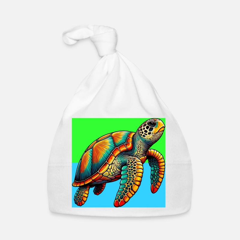 Schildkröte Baby Bio-Mütze