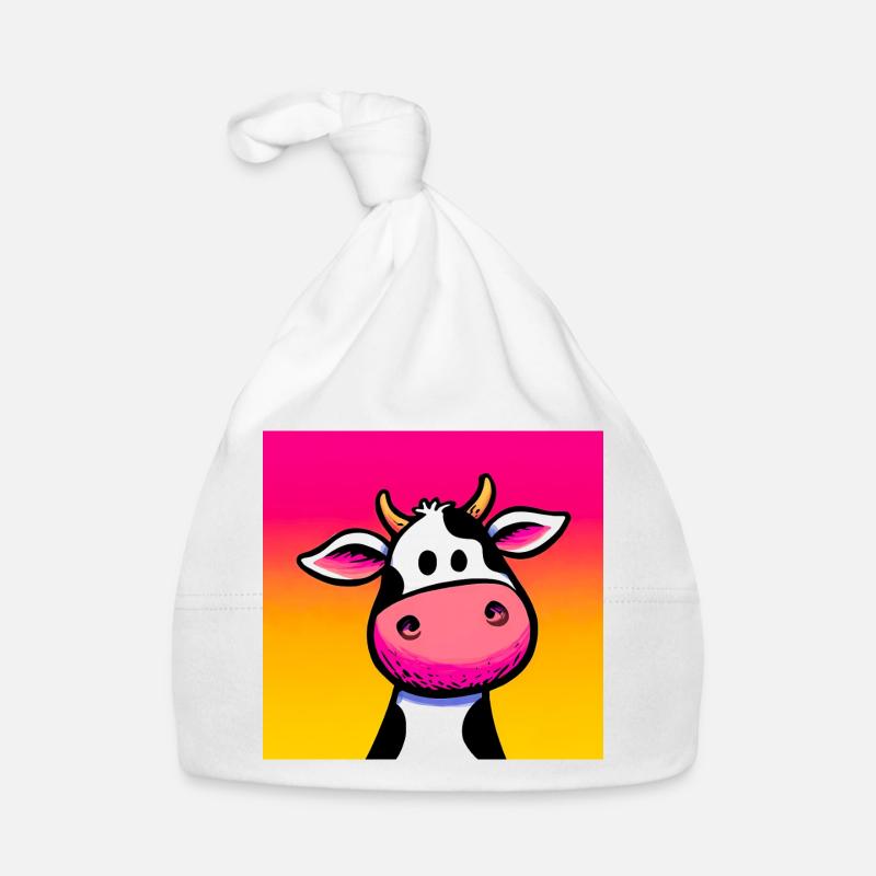 Kuh Baby Bio-Mütze