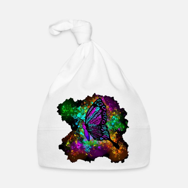 Papillon tacheté Bonnet bio Bébé
