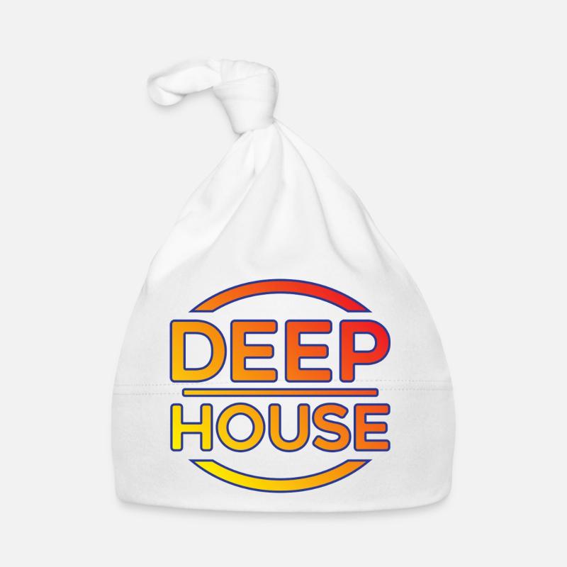 Deep House Neon Crest Organic Baby Cap