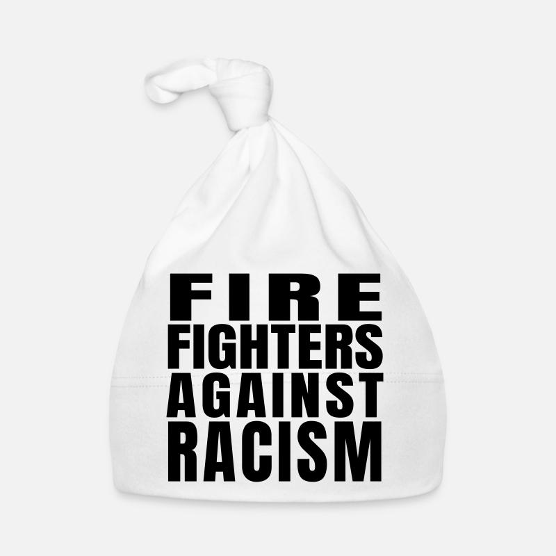 Les pompiers contre le racisme bloquent les Noirs Bonnet bio Bébé