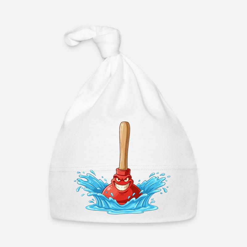 Colère d’eau avec un bâton en bois Bonnet bio Bébé