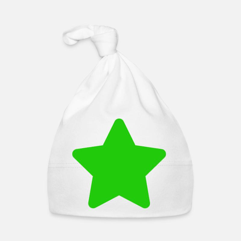 Green Star Clipart Organic Baby Cap