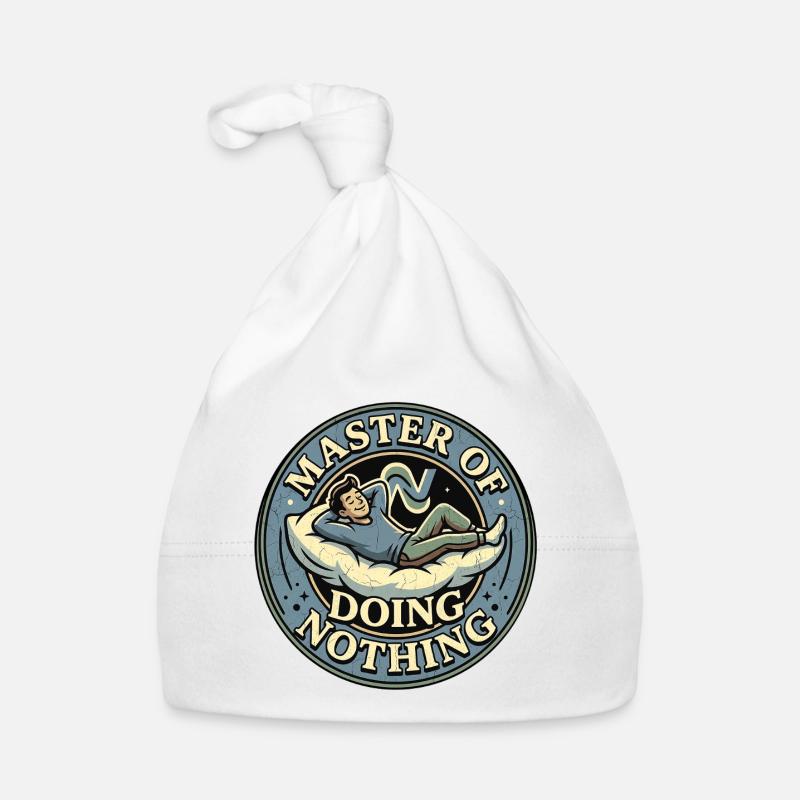 Master Of Doing Nothing Baby Bio-Mütze