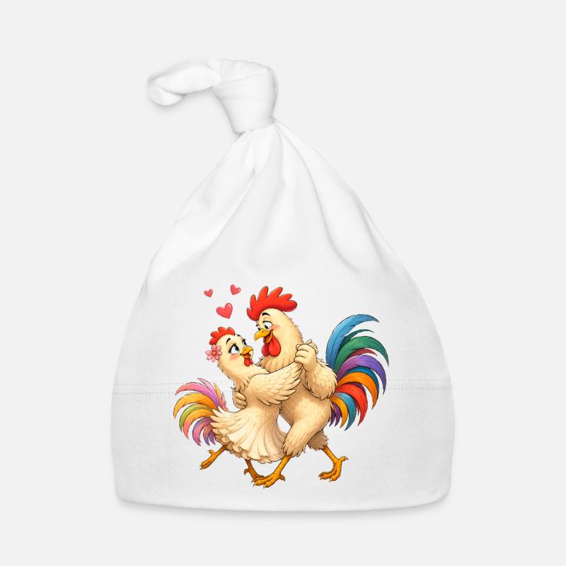 dances with chicken Organic Baby Cap
