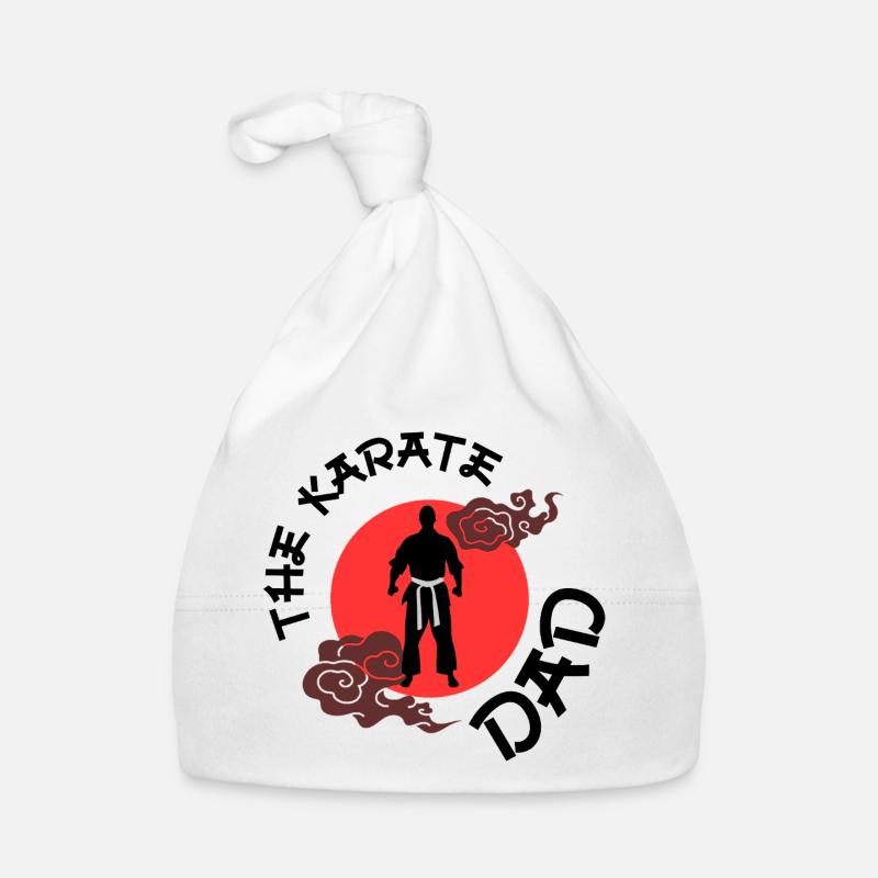 The Karate Dad - Bonnet bio Bébé - blanc