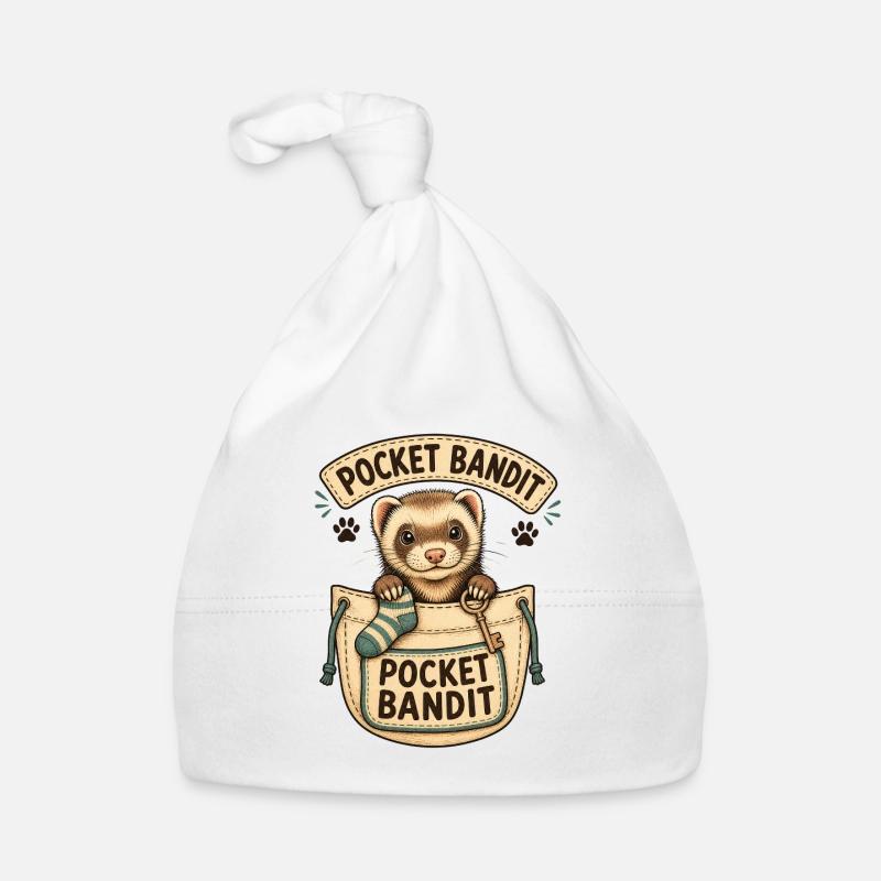 POCKET BANDIT Baby Bio-Mütze