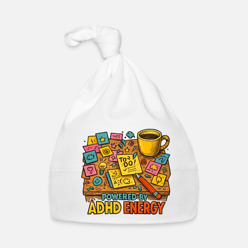 ADHD Energy Creative Desk Organic Baby Cap