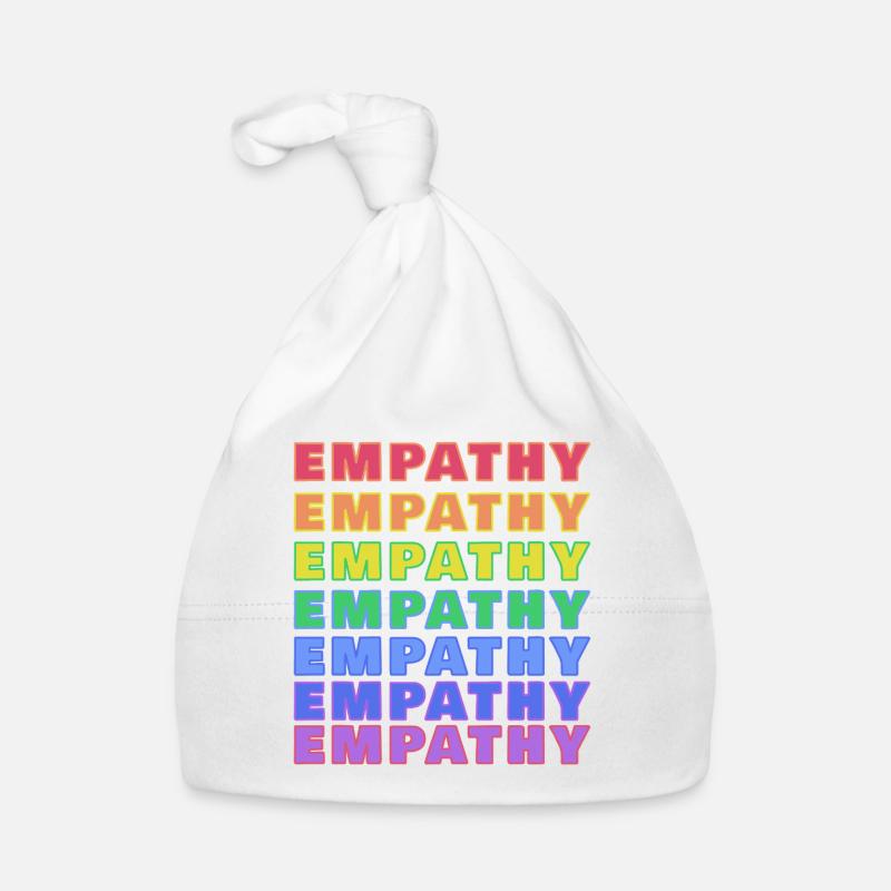 Empathy Rainbow Print Organic Baby Cap