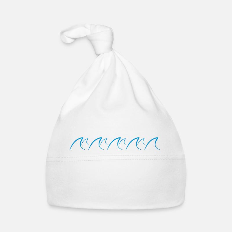 Waves Design Baby Bio-Mütze