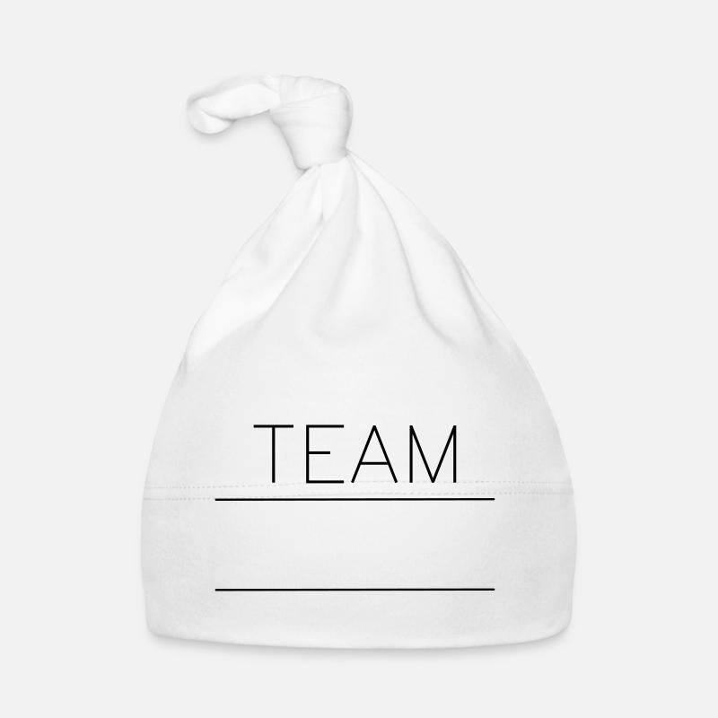 TEAM mit Platzhalter Baby Bio-Mütze