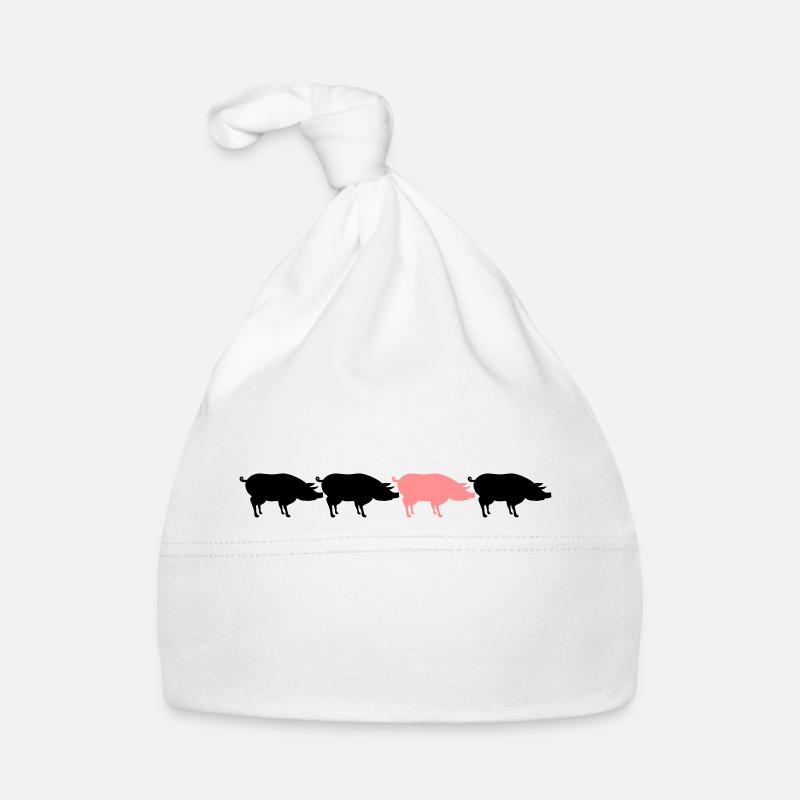 be different row pattern design silhouette outline Organic Baby Cap