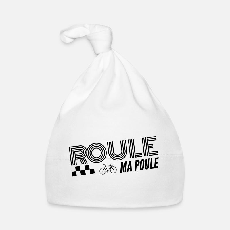 Roule ma poule / cyclisme  Bonnet bio Bébé