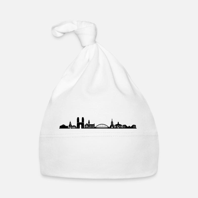 Skyline - Saarbrücken Baby Bio-Mütze