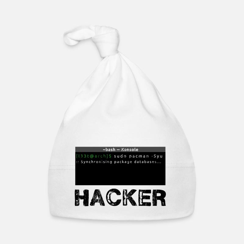 Hacker Linux Organic Baby Cap