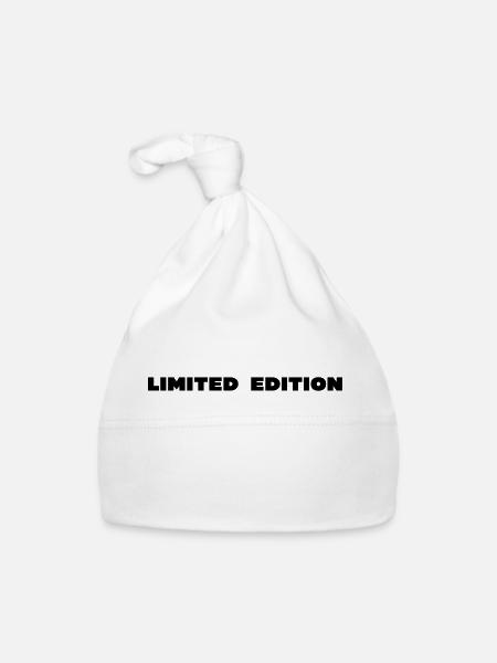 Édition limitée Anniversaire Vector Design 12 - Bonnet bio Bébé - blanc - Devant