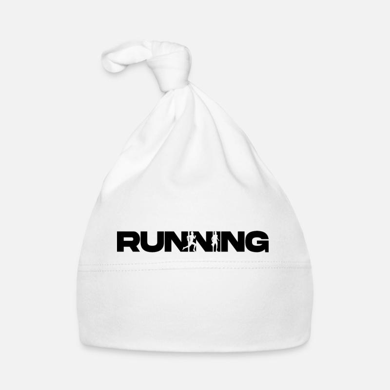 Course à pied Coureur Trailrun Hobby Sport - Bonnet bio Bébé - blanc