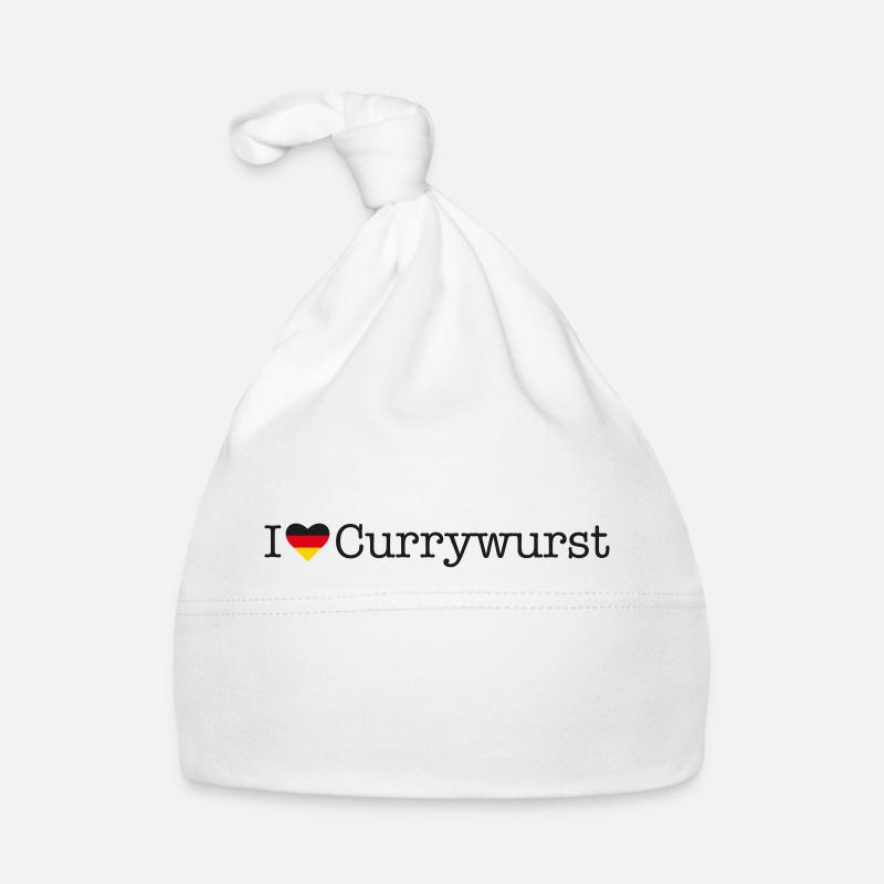 J’adore Currywurst Bonnet bio Bébé