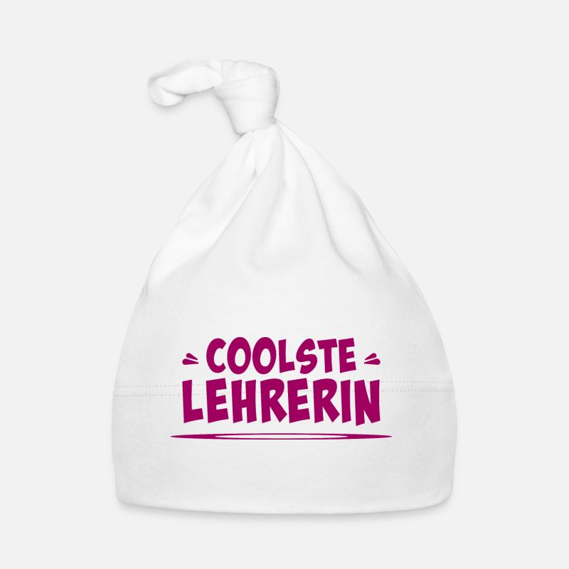 coolste lehrerin Baby Bio-Mütze