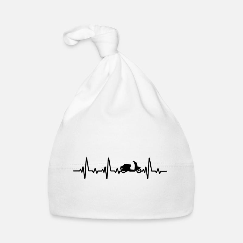 Scooter Heartbeat scooter ride scooter moped Organic Baby Cap