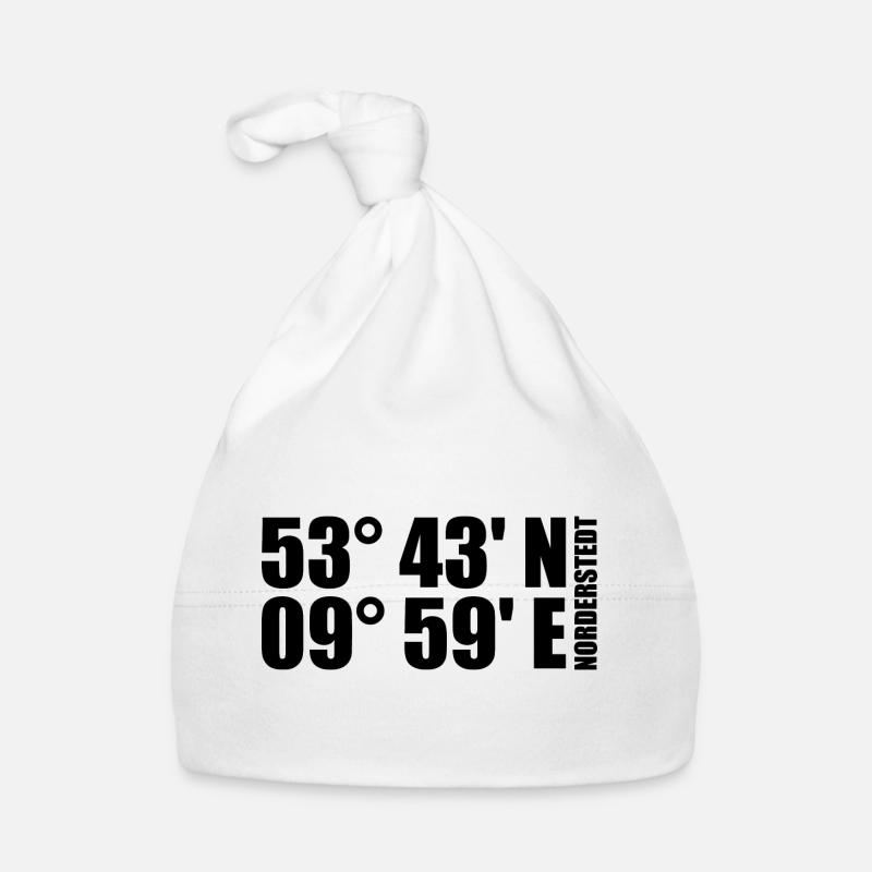 Norderstedt coordinates Organic Baby Cap
